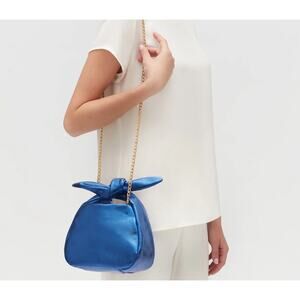 Cuyana Mini Bow Bag Cobalt one size